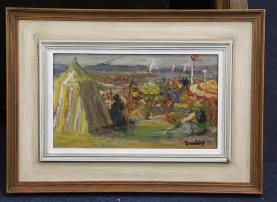 § Ronald Ossory Dunlop RA (1894-1973) Summer regatta 7.25 x 11.75in.